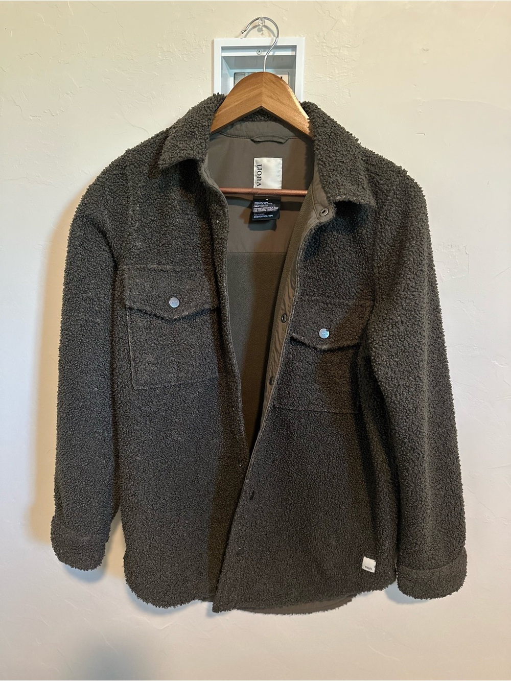 Vuori Sycamore Sherpa Jacket side XS